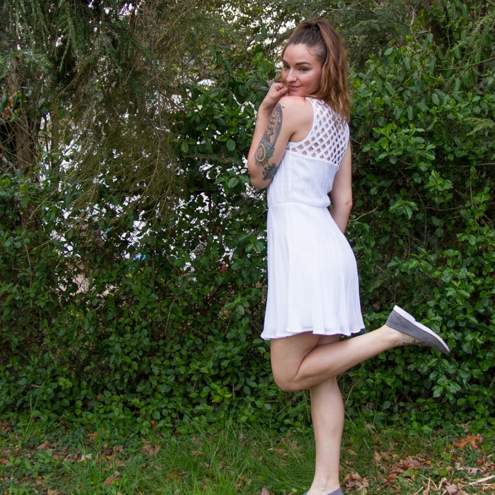 White Gauze Dress
